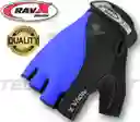 Guante Gel Bicicleta Ciclismo Ravx Nova Moto Gym Gimnasio Color Azul Talla M