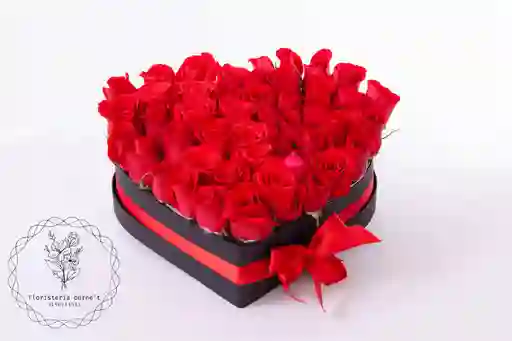 Rosas En Corazón