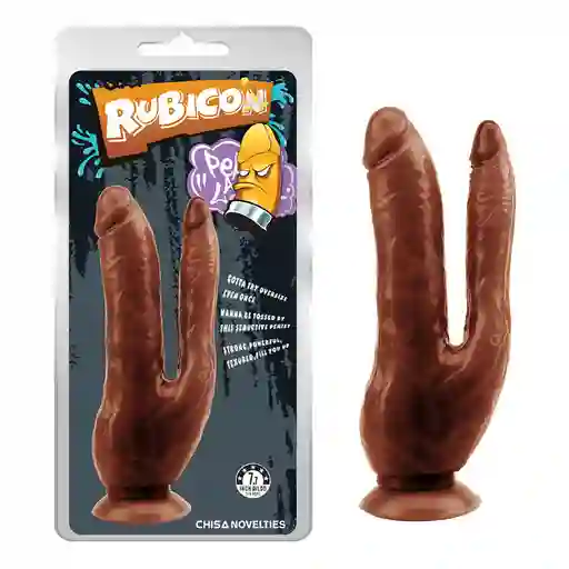 Dildo Dark Magic Dual 20 Cm Brown