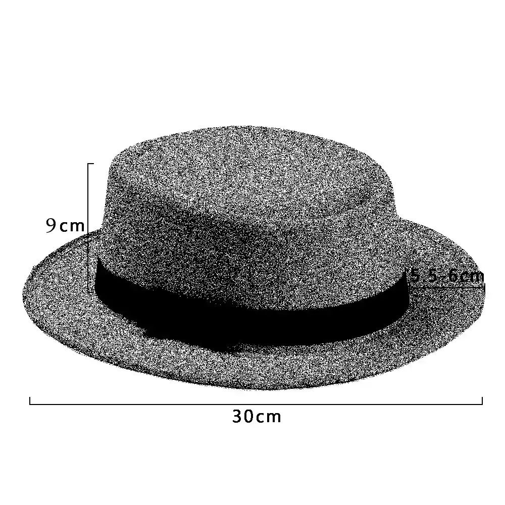 Sombrero Pork Pie Fedora Español Gardel Hombre Mujer Elegante