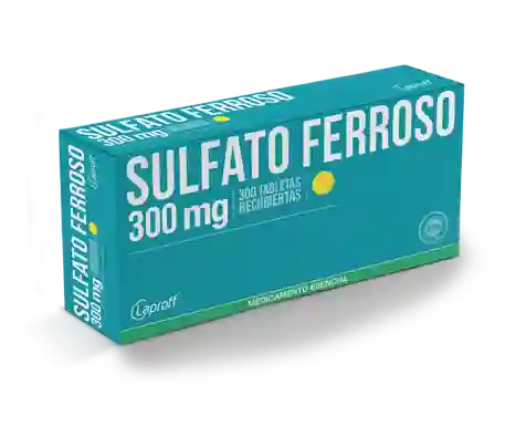 Blister Sulfato Ferroso 300Mg X10 Tabletas Recubiertas Laproff