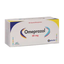 Omeprazol 20mg Blister X10 Capsulas Microgranulos Ophalac