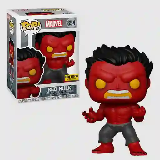 Funko Pop Red Hulk Marvel 854 Hot Topic