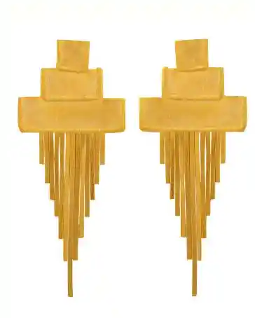 Aretes Lluvia De Oro