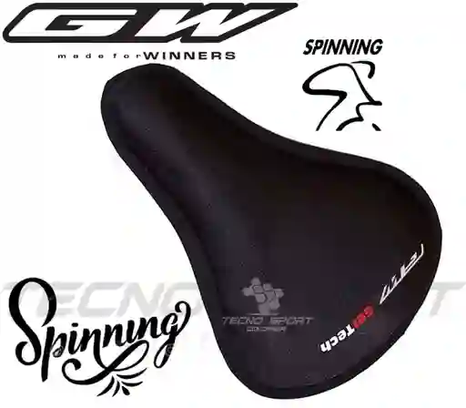Forro Sillín Gw Gel Anatómico Bicicleta De Calle Y Spinning