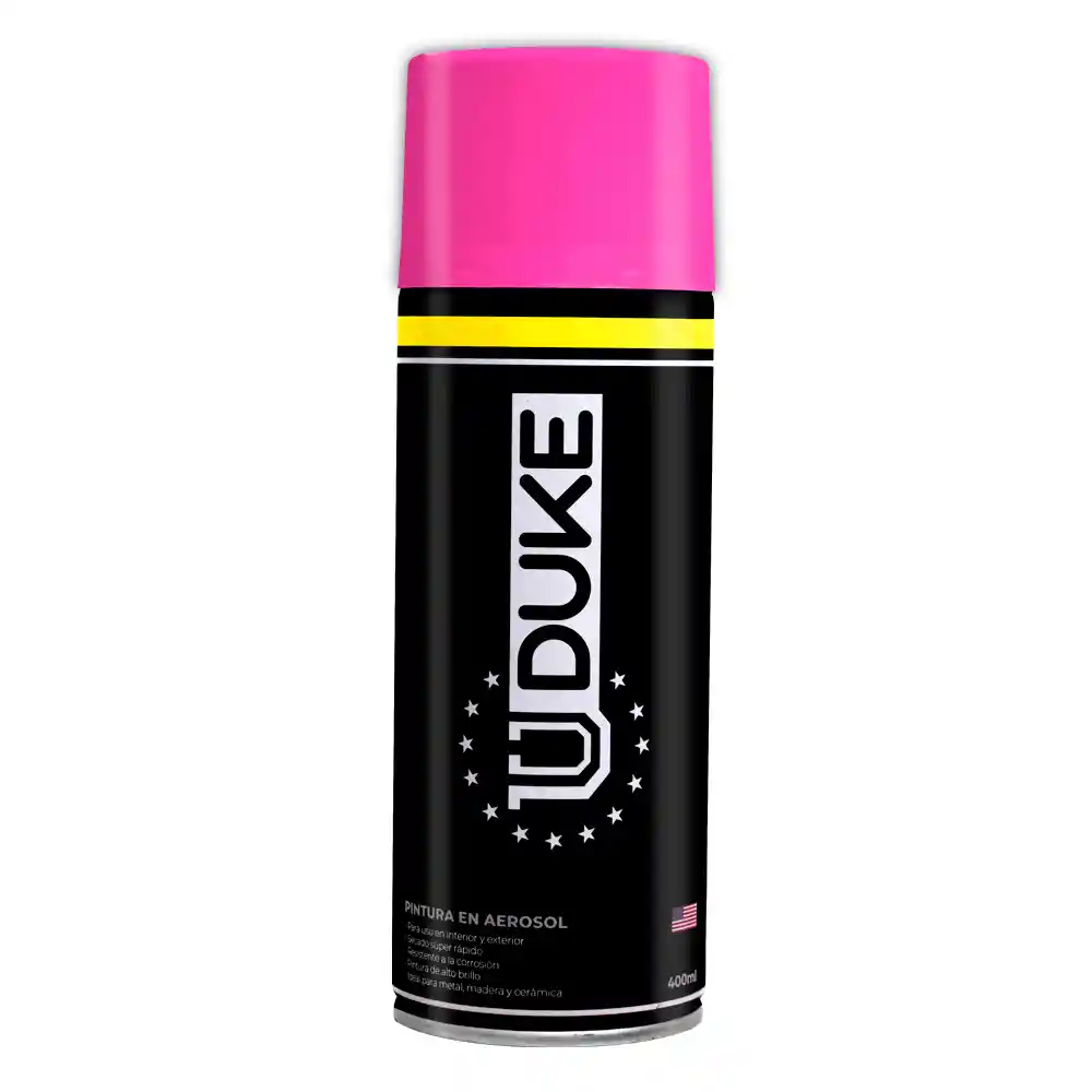 Uduke Aerosol Fluorescente Rosado (Fucsia) 400 Ml (1008) (Ht40267)