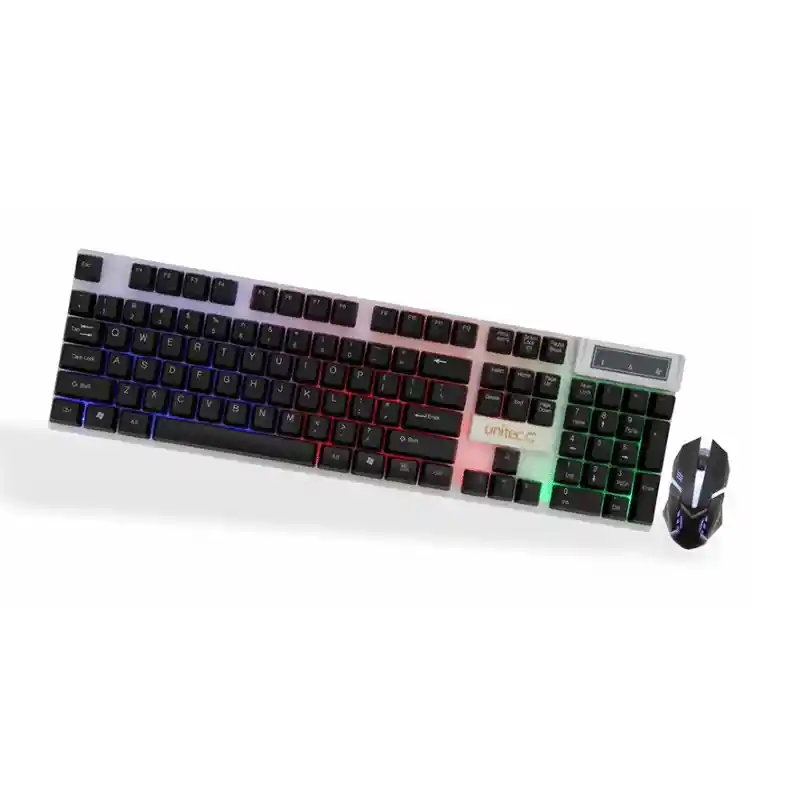 Unitec Combo Gamer Usb Teclado + Mouse Dg-0905