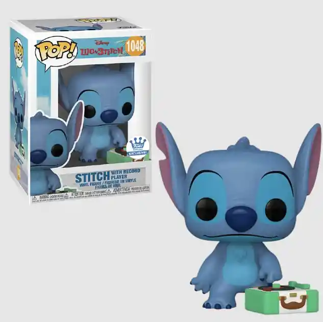 Funko Pop Stitch With Record Player Lilo Y Stitch 1048 Funko Shop