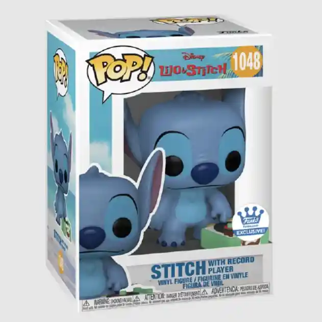 Funko Pop Stitch With Record Player Lilo Y Stitch 1048 Funko Shop