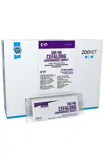 Cefalong 500mg Cefalexina Perros Zoovet