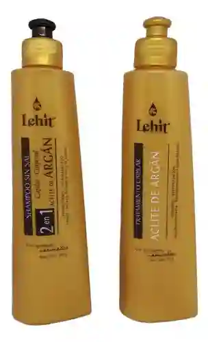Lehit Kit: Tratamiento Y Shampoo Argan 300ml