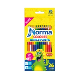 Norma Caja De Colores Doble Punta 26 Colores