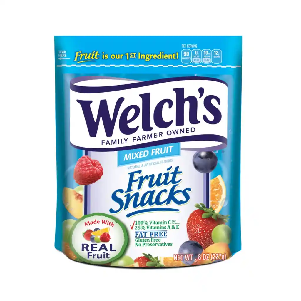 Gomitas Saludables Welch's Mix 8oz 227g Con Fruta Real