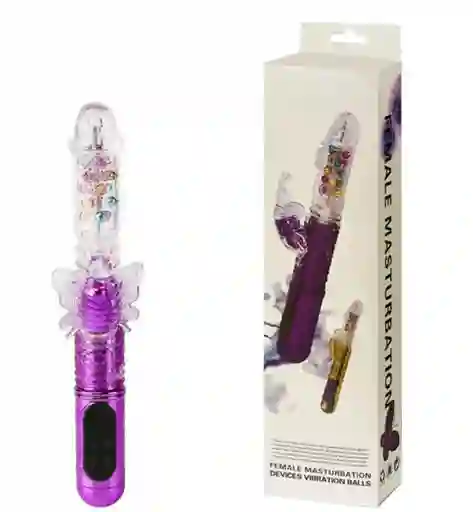 Vibrador Recargable Doble Estimulación Punto G Buterfly
