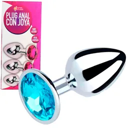 Plug Anal Medium Size Blue