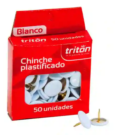 Chinches Plastificados Caja X 50unidades