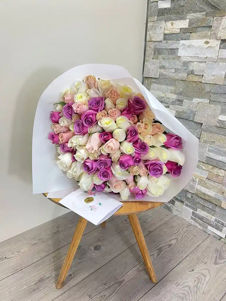 Bouquet 100 Rosas