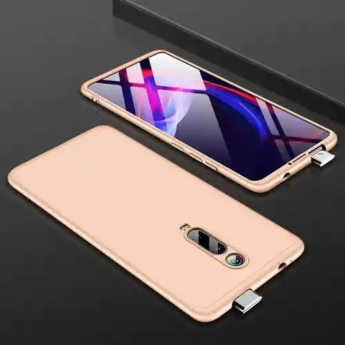 Xiaomi Esuche Mi 9T / K20 Funda Forro Protector 360 De Lujo Dorado