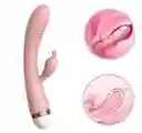 Vibrador Consolador Doble Estimulacion Punto G Conejo Recargable