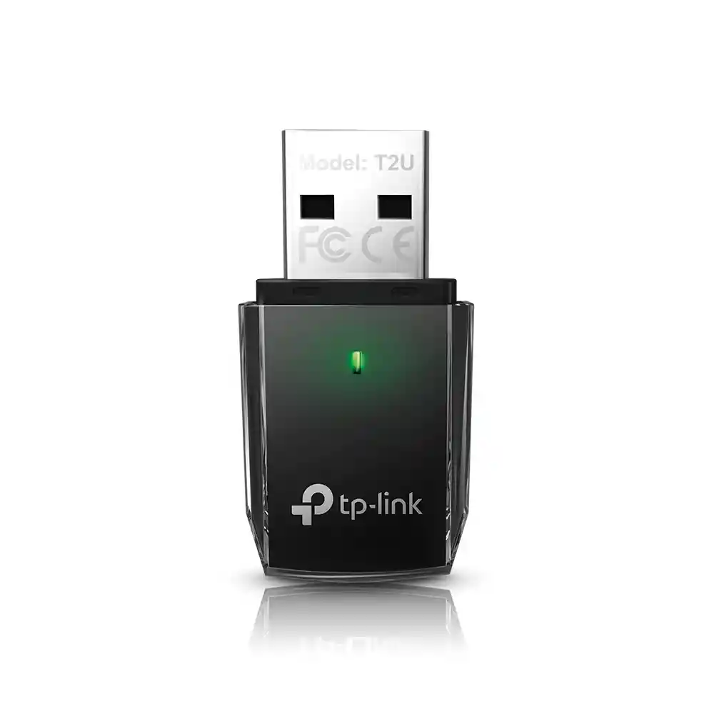Adaptador De Red Tp-link Usb Inalámbrico Banda Dual Ac600 Archer T2u