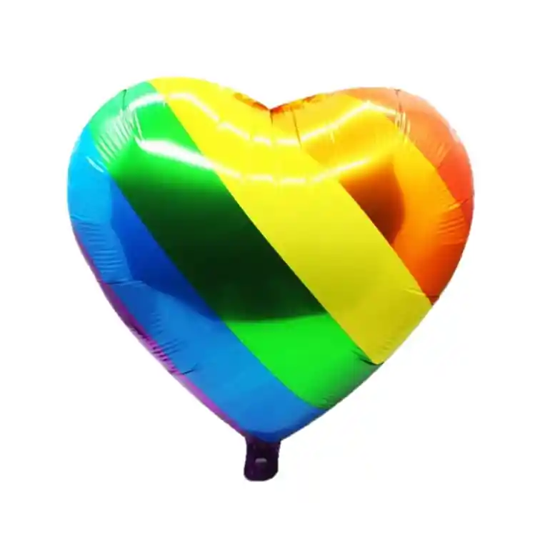 Globo Corazón Pride Orgullo Gay Lgbti Andera Arco Iris