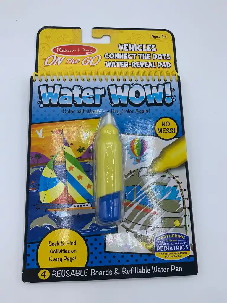 Libro Water Wow Melissa And Doug (medios De Transporte)