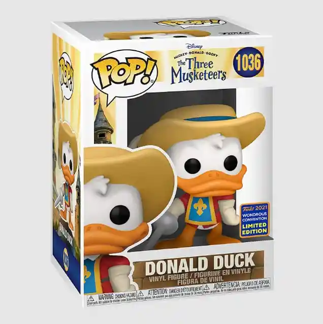 Funko Pop Donald Duck The Three Musketeers 1036 Wondrous Con