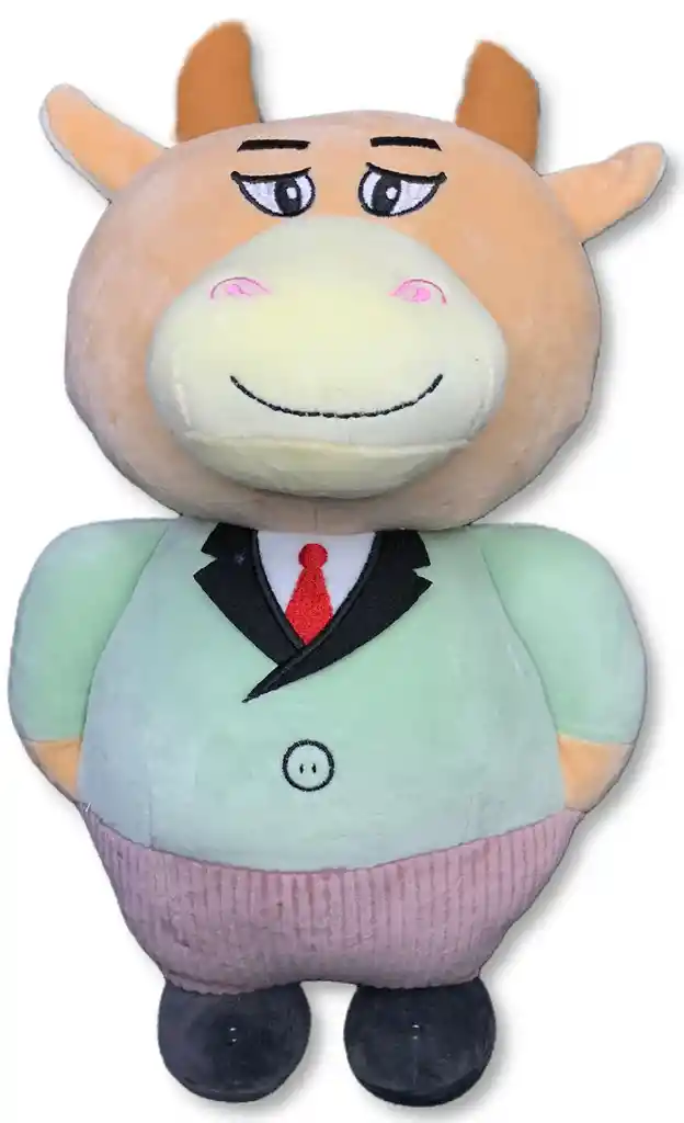 Peluche Toro Elegante Con Traje 35cm