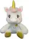 Peluche Unicornio Arcoiris Detalles Brillantes 40cm