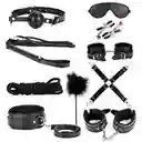 Kit Sado Sadomasoquismo Bondage Bdsm 10 Piezas