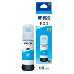 Epson Tinta 504 Cian Para Impresoras L4150 L4160 L6161 L6171