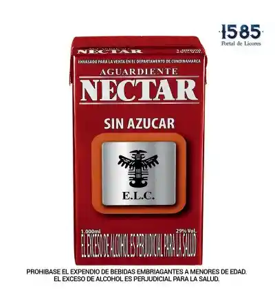 Nectar Litro Rojo Sin Azucar