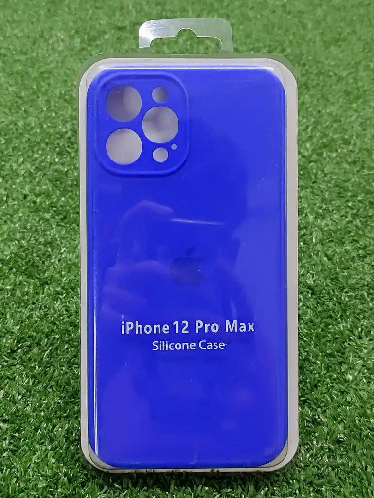 Iphone 12 Pro Max Forro Protector| Silicone Case | Azul | Carcasa | Funda | Anti Humedad