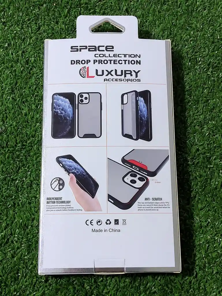 Iphone 12 Pro Max Forro Protector| Case Rigido | Space Black | Iphone | Carcasa | Funda | Anti Humedad