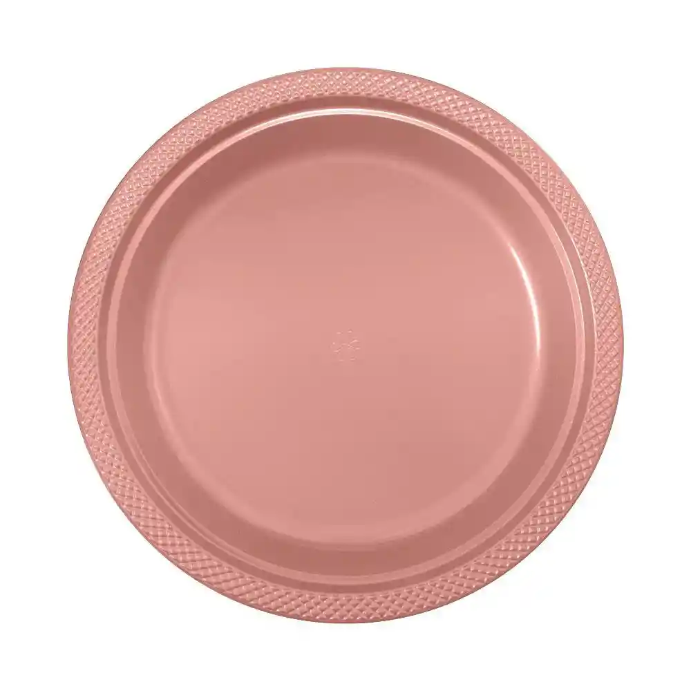 Plato Dulexe Dorado Rosa 6"