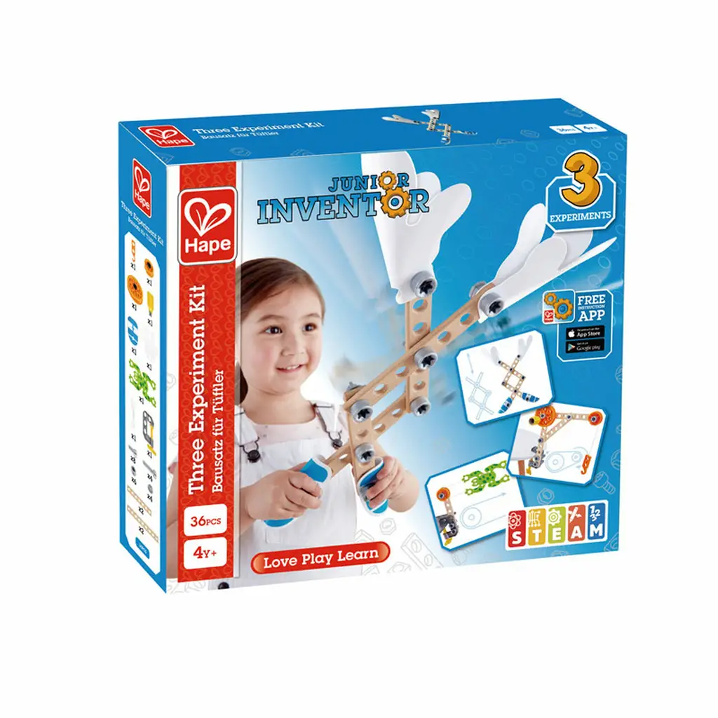 Juego Kit 3 Experimentos Hape