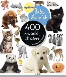 400 Pegatinas Reutilizables Bebés Animales