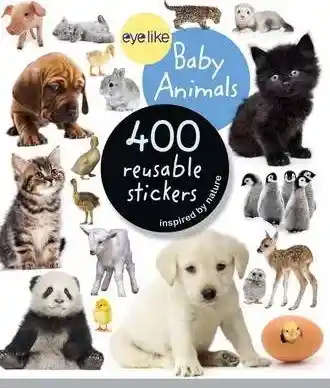 400 Pegatinas Reutilizables Bebés Animales