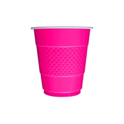 Vaso Fucsia Biodegradable Oxo 7oz X 10