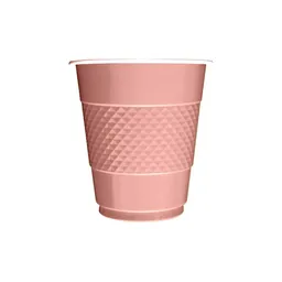 Vaso Oro Rosa Biodegradable Oxo 7oz X 10