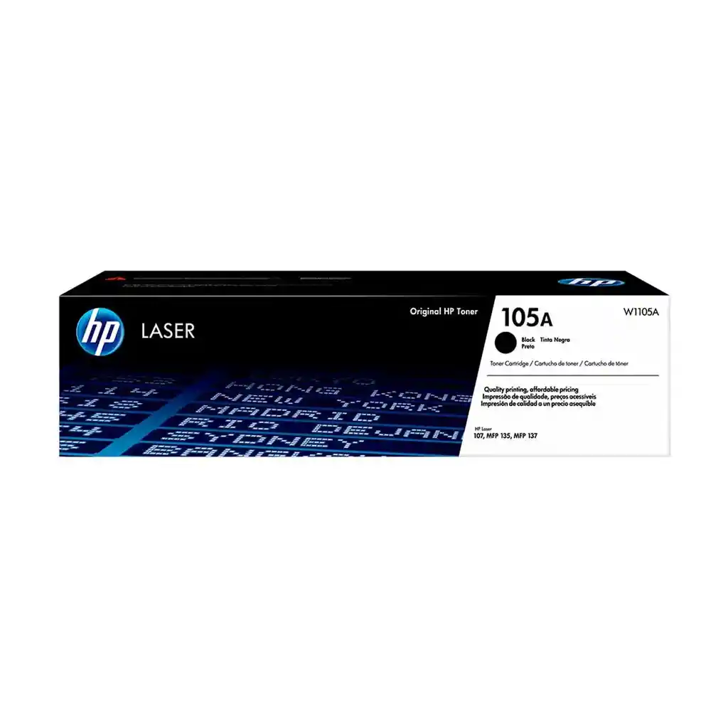 Toner Hp 105a Para Impresoras 107w 135a 137fw Color Negro W1105a