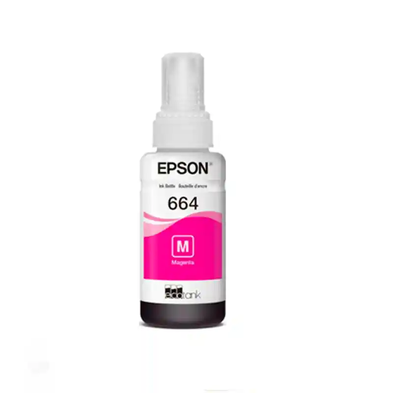 Epson Tinta 664 Magenta Para Impresoras L210 L355 L365 L475 L555