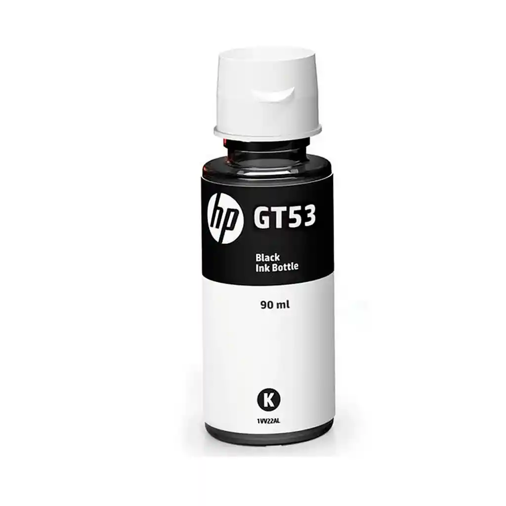 Hp Tinta Gt53 Color Negro Para Uso En Impresoras Marca