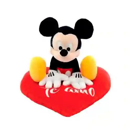 Disney Peluche Personaje Mickey Mouse Con Corazonmulticolor