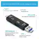 Adaptador Lector De Tarjetas Otg Tipo C Usb Micro Usb Sd Tf Memoria 5 En 1