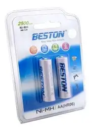 Pilas Recargables Beston Aa 2500mah