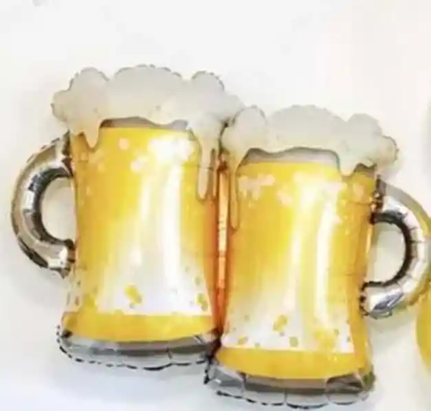 Globo Metalizado Cerveza Doble Homero 22 Pulgadas