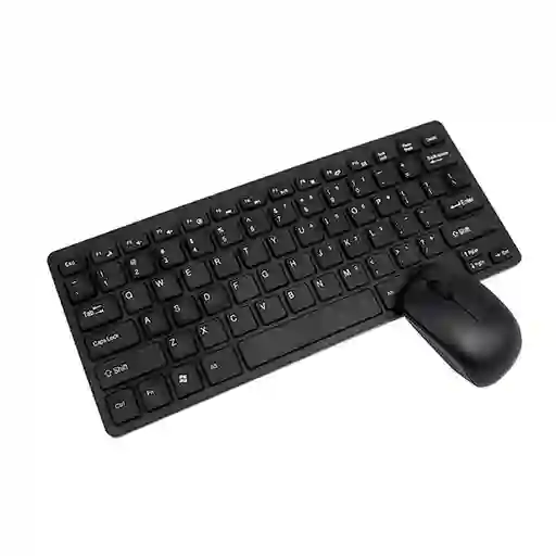 Combo Teclado Y Mouse Portable Inalámbrico Mini4000 Con Protector