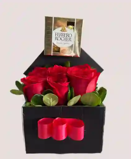 Caja De Rosas San Valentín