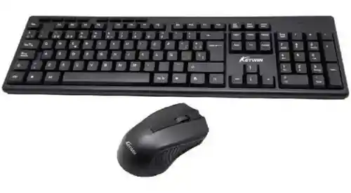 Combo Teclado Y Mouse Inalambrico Keywin Cbe-10 Negro